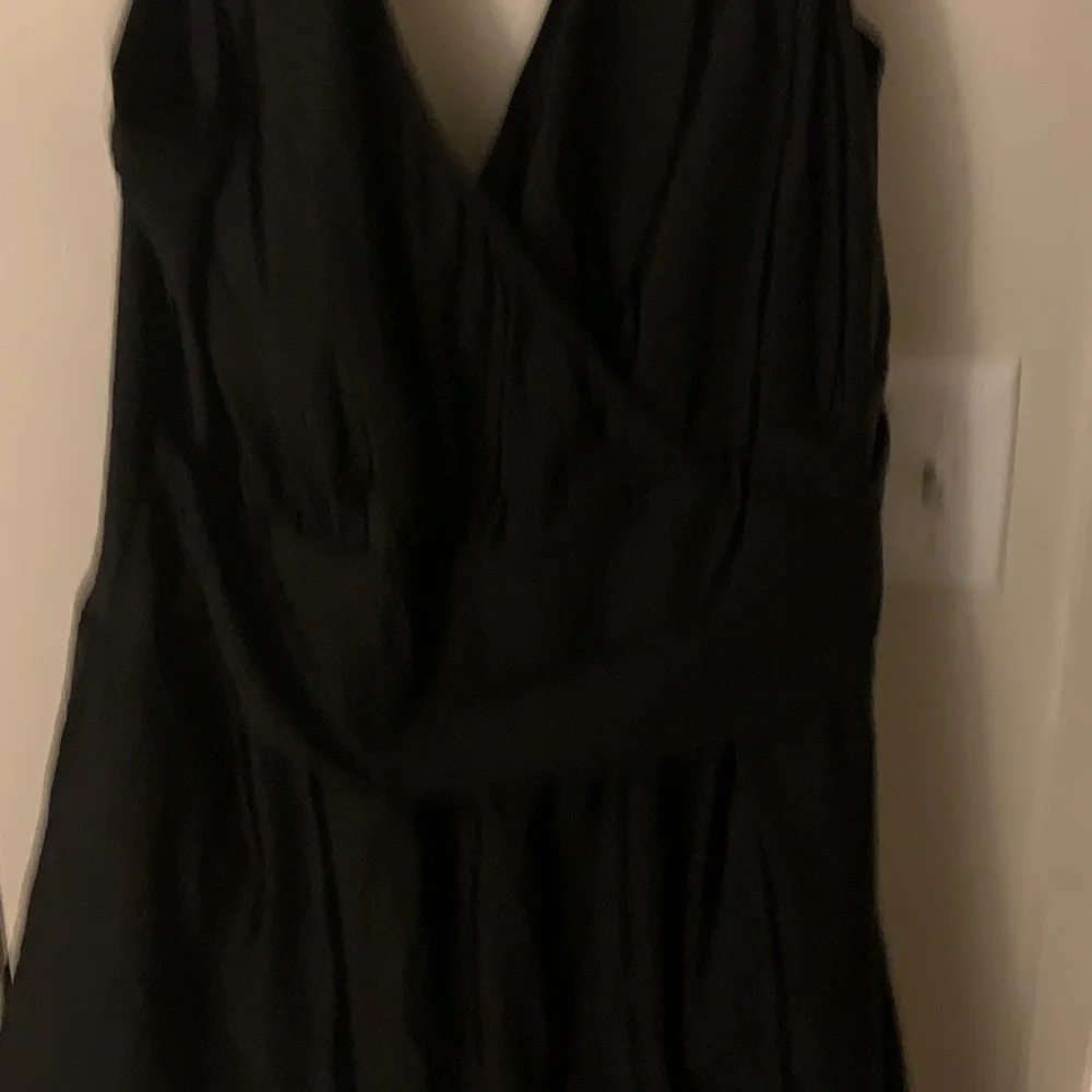 Roaman’s Black Dress Bathing Suit Women’s Size 26W - Picture 2 of 6
